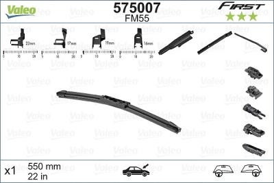 List stěrače Valeo 575007