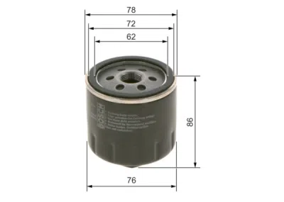 Olejový filtr BOSCH 0 451 103 318