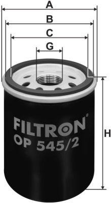 Olejový filtr FILTRON OP 545/2
