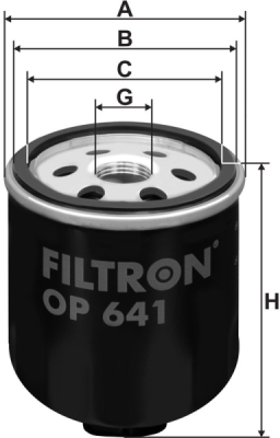 Olejový filtr FILTRON OP 641