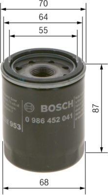 Olejový filtr BOSCH 0 986 452 041