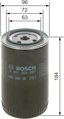 Olejový filtr BOSCH 0 451 203 087