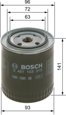 Olejový filtr BOSCH 0 451 103 313
