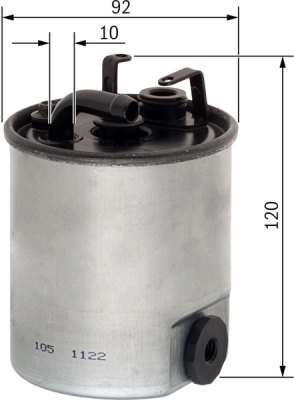 Palivový filtr BOSCH F 026 402 044