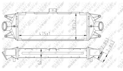 Chladič turba NRF 30879