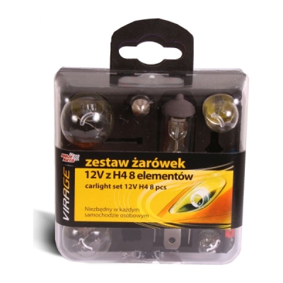 MOJE AUTO SADA 12V Žárovek S H4 8 DÍLKŮ
