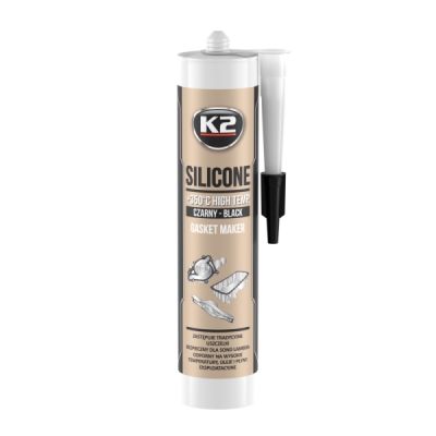 Silikon černý K2 MELLE B200N, 300g