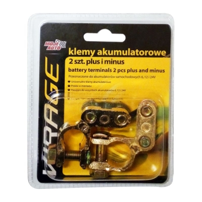 Akumulátorové svorky 2 ks. (+ / -)