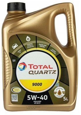 Motorový olej Total Quartz 9000 5W-40 5 l