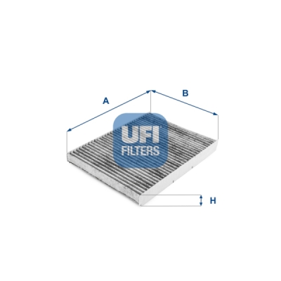 Filtr, vzduch v interiéru UFI 54.109.00