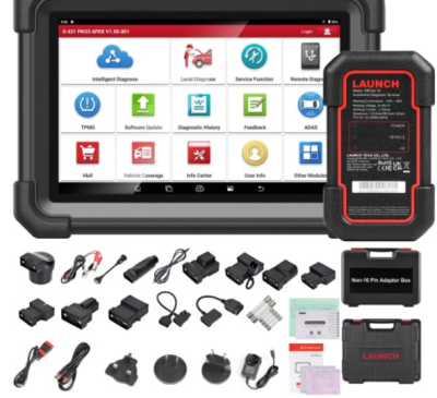 LAUNCH X431 PRO3 APEX – 10” Näytöllä, WiFi, Bluetooth – (sis. 24 kk lisenssin)
