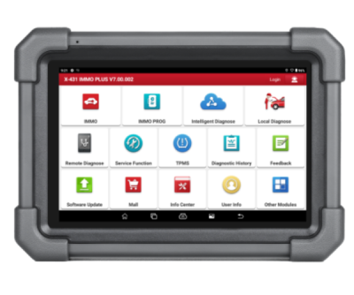 LAUNCH X431 IMMO PLUS 8” Näytöllä, WiFi, Bluetooth - (sis. 24 kk lisenssin)