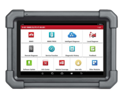 LAUNCH X431 IMMO ELITE 8” Näytöllä, WiFi, Bluetooth – (sis. 24 kk lisenssin)