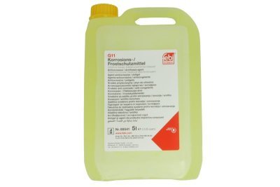 Antifreeze/coolant fluids and concentrates (coolant type G11/G48) (5L, 1:1=-35°C), green/yellow,