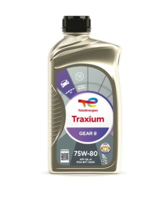TOTAL2214082 MTF oil TRAXIUM (1L) 75W80 ;API GL-4+; CITROEN B71 2330; PEUGEOT B71 2330