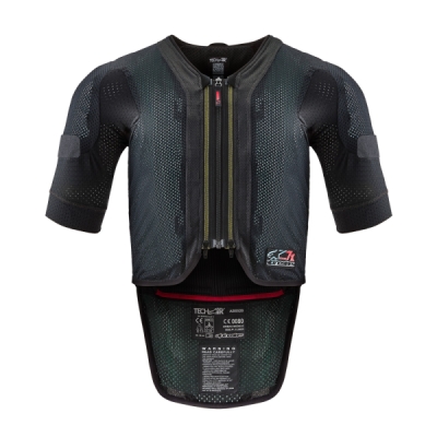 airbagová vesta TECH-AIR®7X system, ALPINESTARS (černá/červená, vel. XS)