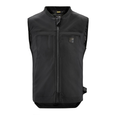 airbagová vesta TECH-AIR®3 V2 CANVAS system, ALPINESTARS (černá, vel. 2XL)