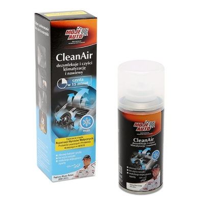 CleanAir - Čistič klimatizace s osvěžujicí Arctic vůní 150 ml MOJE AUTO 19-583