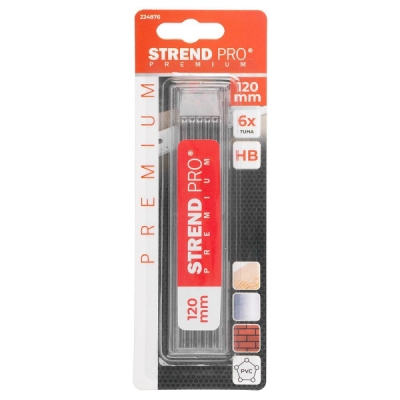 Náhradní tuha pro tesařskou tužku SL224877XX, 6ks, mix barev, 120mm