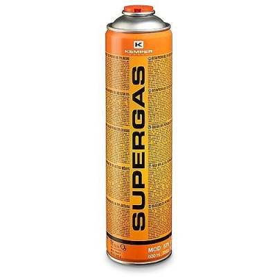 Kartuš Propan-Butan KEMPER 575, 600ml, 330g, SUPERGAS, závit