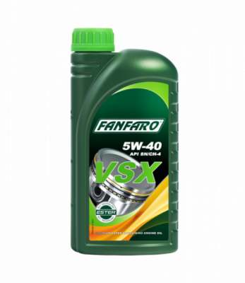 FANFARO OIL 5W40 1L EXPERT VSX SN/CH-4 / A3/B4 / 229,3 226,5 229,5 / 502,00 505,00 / LL01 / A40 / RN0710 / B71 2296