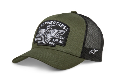 kšiltovka HERITAGE PATCH TRUCKER, ALPINESTARS (zelená/černá)