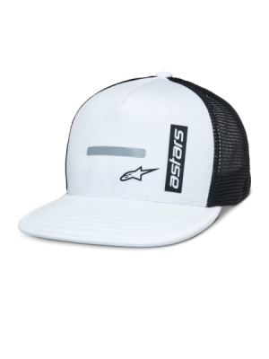 kšiltovka ALTER TRUCKER, ALPINESTARS (bílá/černá)
