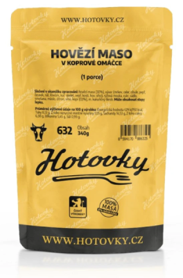 Hovězí v koprové (1 porce)