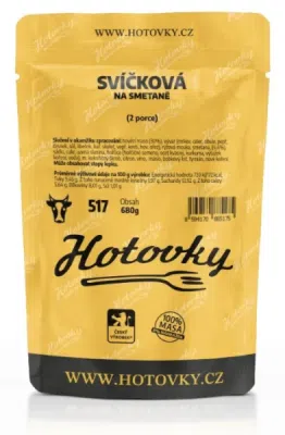 Svíčková na smetaně (2 porce)