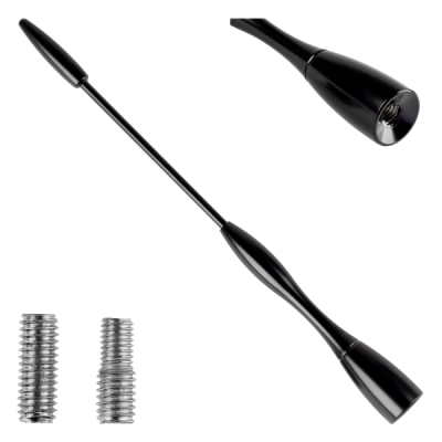 Prut autoantény 16 cm 5 / 6mm adaptér ANTM04 AMIO 01052