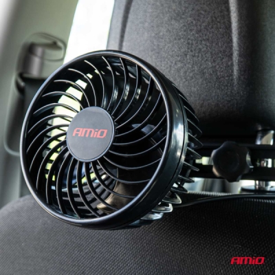 Ventilátor do auta pro opěrku hlavy 4,5" 12V