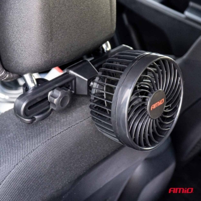 Ventilátor do auta pro opěrku hlavy 4,5" 12V