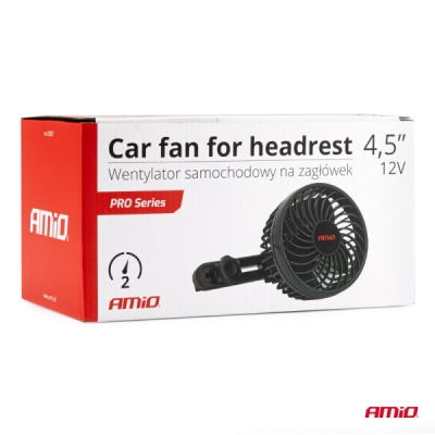 Ventilátor do auta pro opěrku hlavy 4,5" 12V