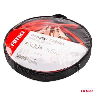 Kabely startovací 600A - 6m AMIO 01340