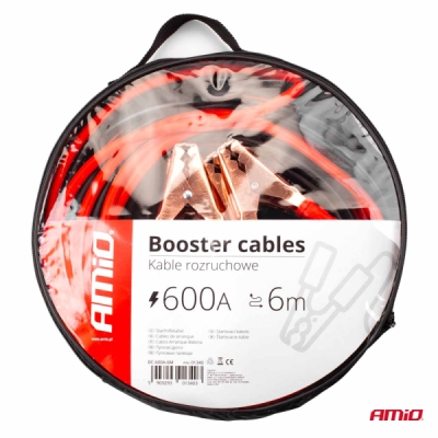 Kabely startovací 600A - 6m AMIO 01340