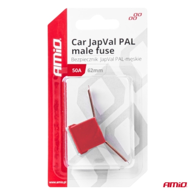 Pojistka JAPVAL PAL samec 62mm 50A AMIO-03429
