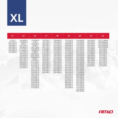 TEXTILNÍ SNĚHOVÉ ŘETĚZY /2KS/ XL