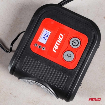 Digitální kompresor do auta s LED 12V AMIO 02380
