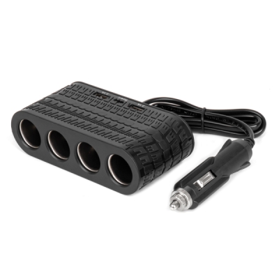 Prodlužovací zásuvka 2x USB-A 1x USB-C 12/24V 120W 80cm AMiO-04367
