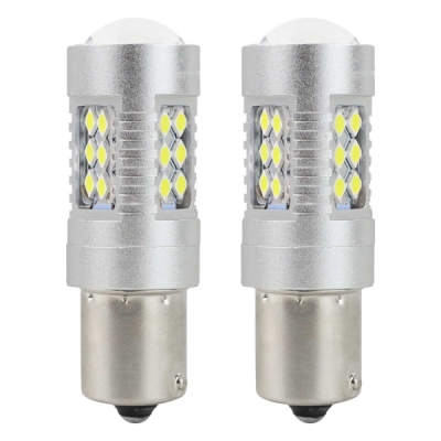 LED CANBUS 3030 24SMD 1156 BA15S P21W White 12V/24V AMIO 01445