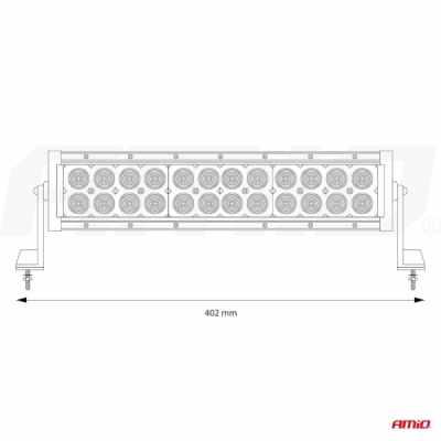Panelové pracovní světlo 24LED COMBO- AWL23