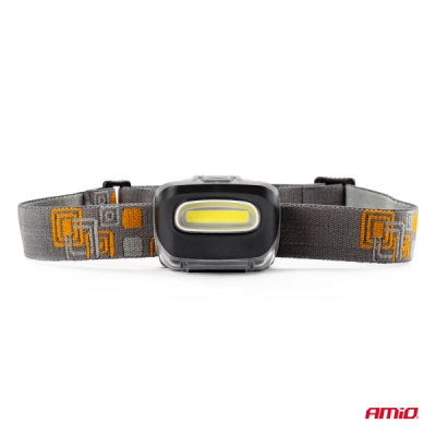 Čelovka LED COB Headlamp 3xAAA 150Flux IPX3