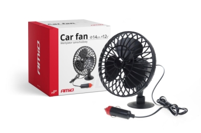 Ventilátor do auta s přísavkou 10cm miniFAN 12V AMIO 02235