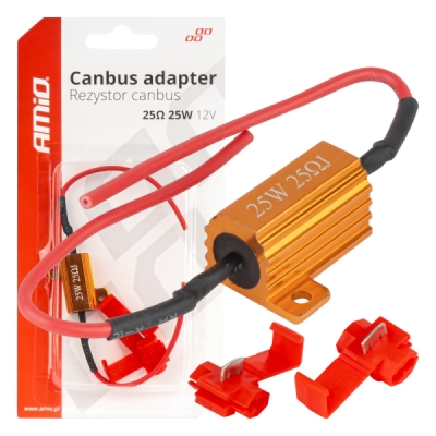 CANBUS rezistor pro LED žárovky 25? 25W AMIO-04093 AMIO 04093
