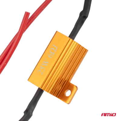 Rezistor pro LED žárovky CANBUS 6? 25W AMiO-04092 AMIO 04092