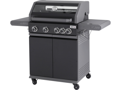Plynový gril OKAYA 4+1, 14,5 kW, se sklem