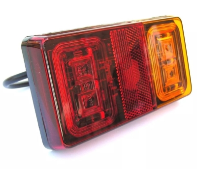 Zadní světlomet obdélníkový Sipma LED 12/24V