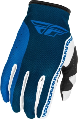 rukavice LITE, FLY RACING - USA 2026 (modrá/bílá, vel. S)