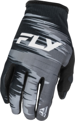 rukavice LITE, FLY RACING - USA 2026 dámské (černá/šedá/bílá, vel. XS)