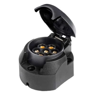 Zásuvka pro přívěsný vozík 7-pin AMIO 01258